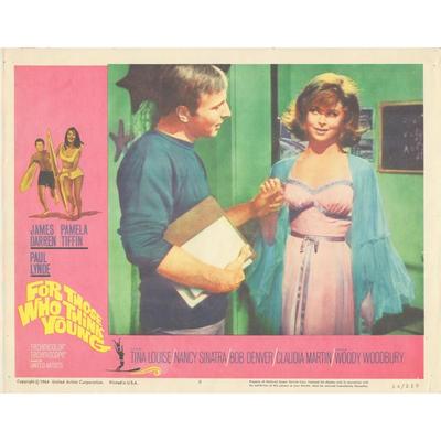 For Those Who Think Young 1964 original vintage lobby card