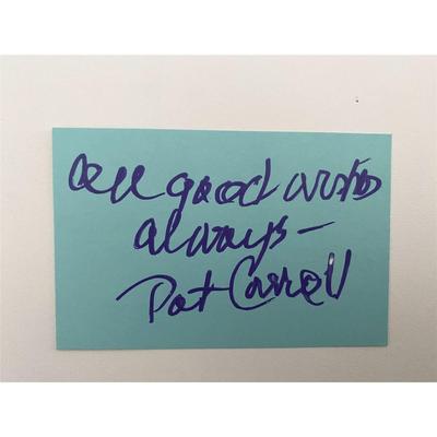 The Little Mermaid Pat Carroll original signature