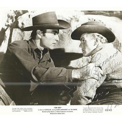 Gun Belt George Montgomery Signed Movie Photo