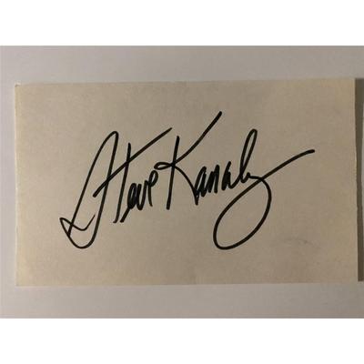 Dallas Steve Kanaly signature cut