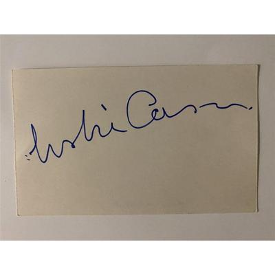 Leslie Caron signature cut 