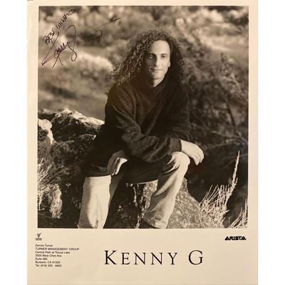 Kenny G. signed photo