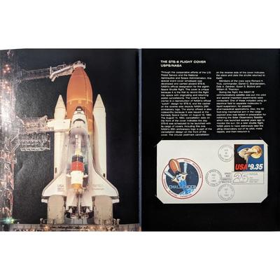 Flown in space NASA STS-8 Flight Commemorative Cover with Folder