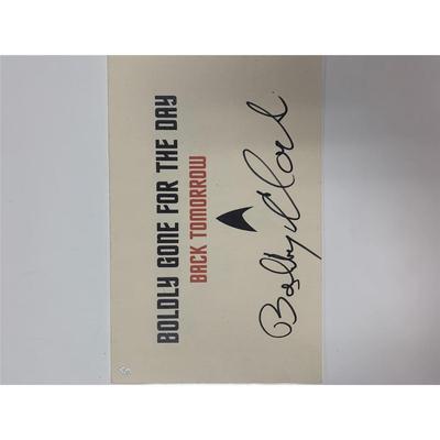 Star Trek Bobby Clark original signature 