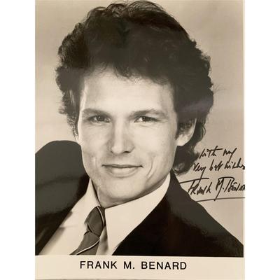 Frank M. Benard signed photo