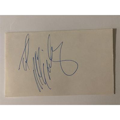 Married With Childrens Ted McGinley signature cut