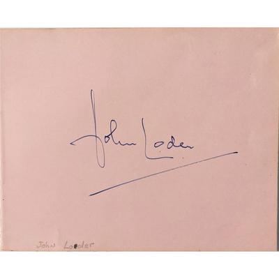 John Loder Signature Cut