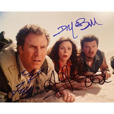Land of the Lost Will Ferrel, Anna Friel, and Danny McBride signed movie photo