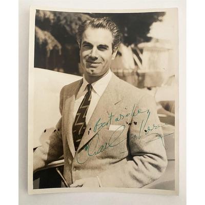 Charles Kovin signed photo