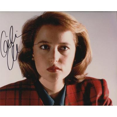 Gillian Anderson signed photo