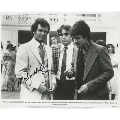 Roller Boogie Mark Goddard signed movie photo
