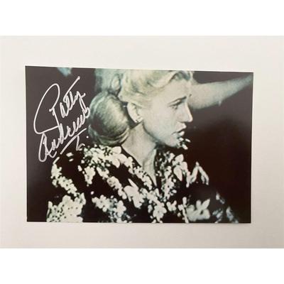 Patty Andrews signed photo