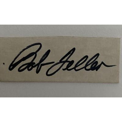 Baseball Player Bob Feller Original Signature