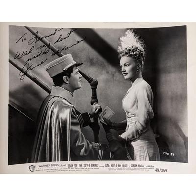 June Haver signed photo