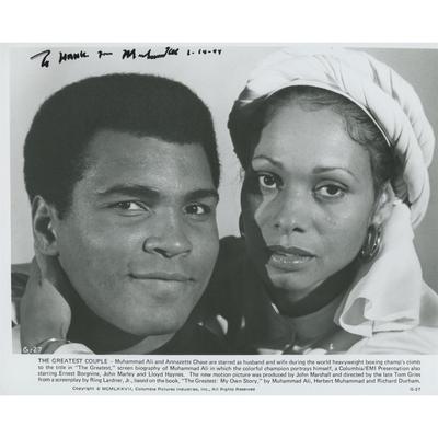 Muhammad Ali signed 