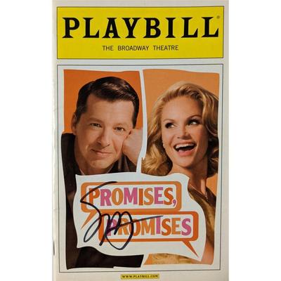 Will and Grace Sean Hayes Signed Promises, Promises Playbill