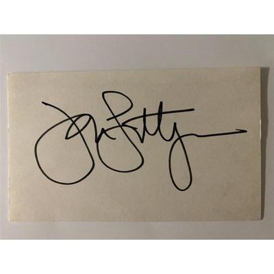 John Lithgow signature cut