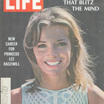 Lee Radziwill Life Magazine. July 14, 1967