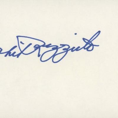 Phil Rizzuto original signature