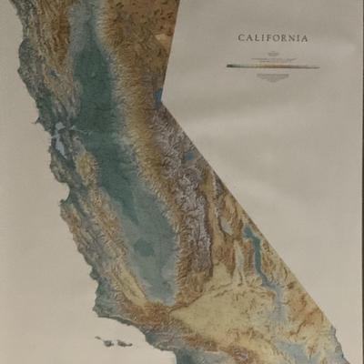 California state map.