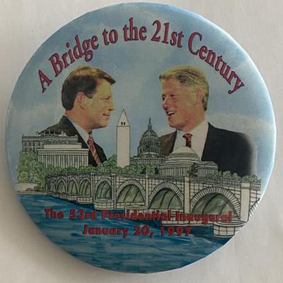  53rd inauguration commemorative Bill Clinton pin 