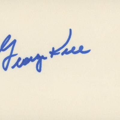 George Kell original signature