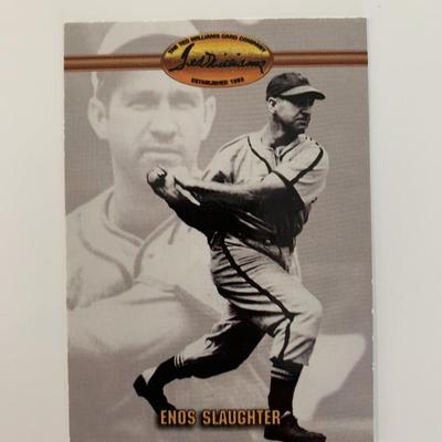 1993 Ted Williams Card Company Enos Slaughter baseball card unsigned
