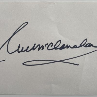 The Golden Girls Rue McClanahan original signature