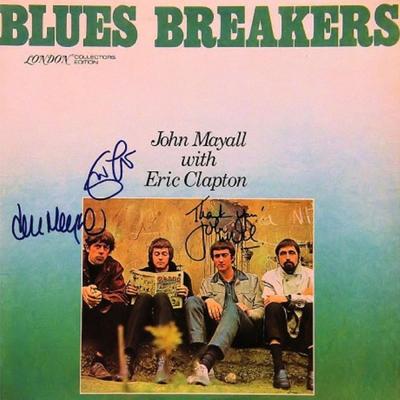 John Mayall signed Blues Breakers, With Eric Clapton album