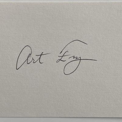Post-it Note Art Fry  original signature. 