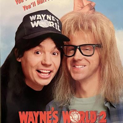 Wayne's World 2 original movie poster