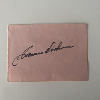 Star Trek James Doohan original signature