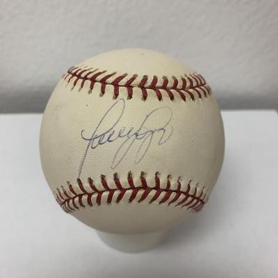 Luis Sojo signed baseball