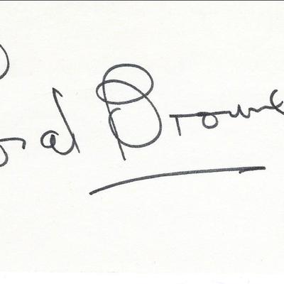 Coral Browne original signature 