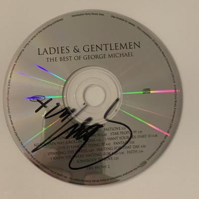 The Best Of George Michael signed cd