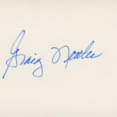 Craig Nettles original signature