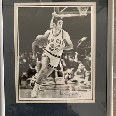 New York Knicks Bill Bradley signed photo