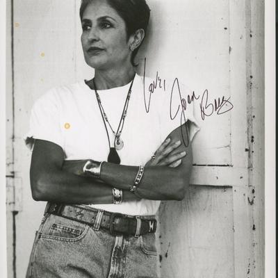 Joan Baez signed photo