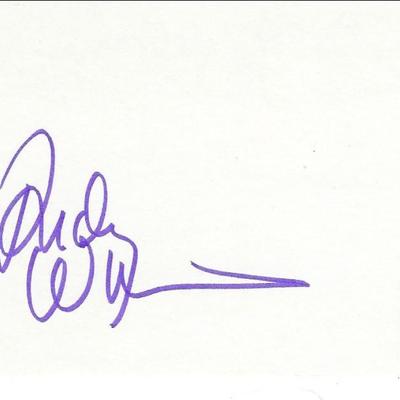 Andy Williams original signature 