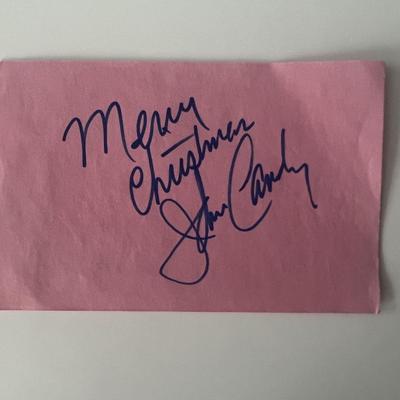 John Candy original signature 