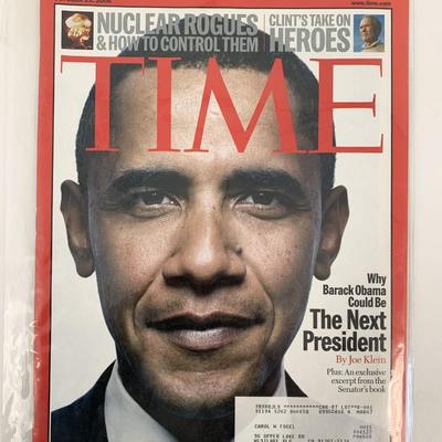 Time Magazine October 23rd 2006 Barack Obama The Next President