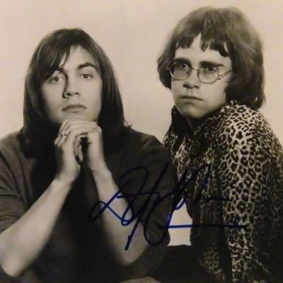 Elton John signed promo photo 