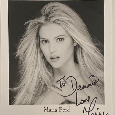 Maria Ford signed photo