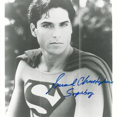 Superboy Gerard Christopher signed photo