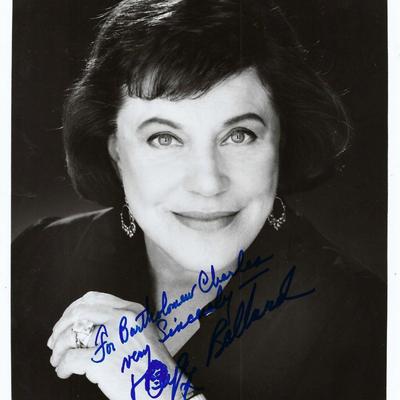 Kay Ballard signed photo