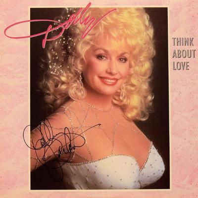 Dolly Parton signed Think About Love album