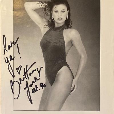 Brittany York signed photo