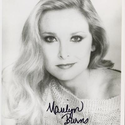 Marilyn Burns signed photo