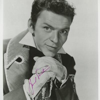 Frank Sinatra signed 