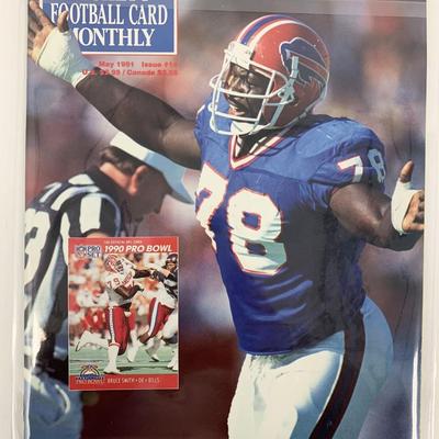 Beckett Football Card Monthly Magazine May 1991 #14 Bruce Smith Cover
